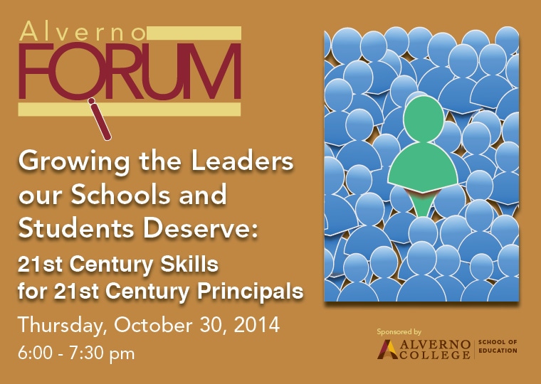 image for October 2014 Alverno Forum School of Education
