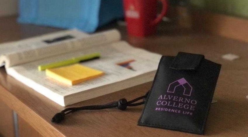 Residence life ID Holder and Desk