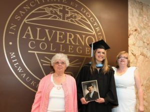Four generations of Alverno strong women