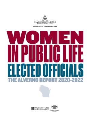PDF file containing Women in public life elected officials. The Alverno report 2020-2022.