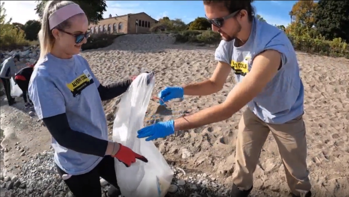 Alverno College cancels classes for special beach cleanup at South Shore Park