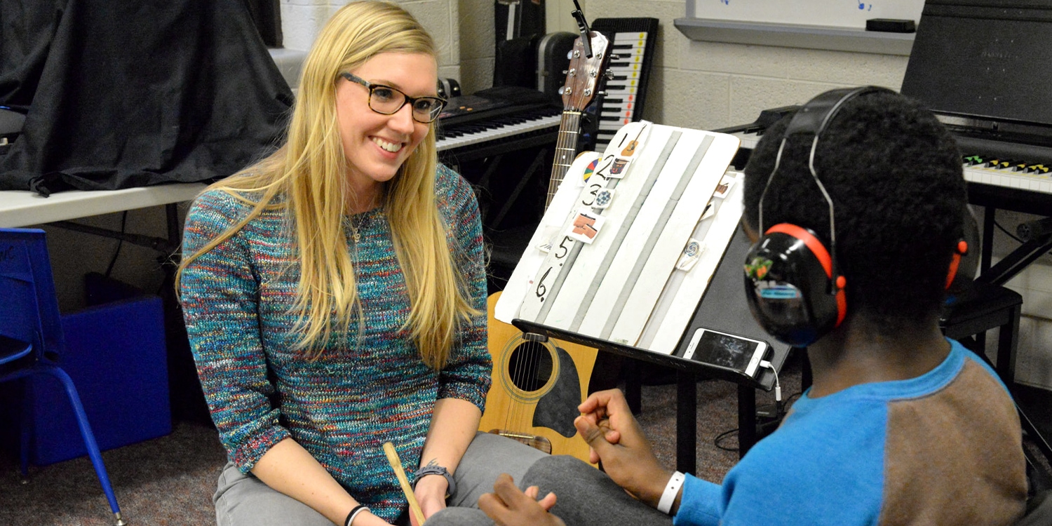 music therapy student